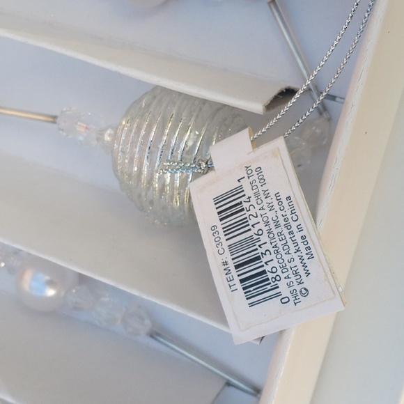 vintage Kurt S Adler Set of 3 Boxes Christmas Garland Beaded Strands w Box - Picture 9 of 16